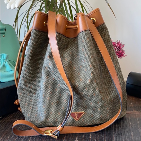 Yves Saint Laurent Bags Authentic Vintage Ysl Bucket Bag Poshmark